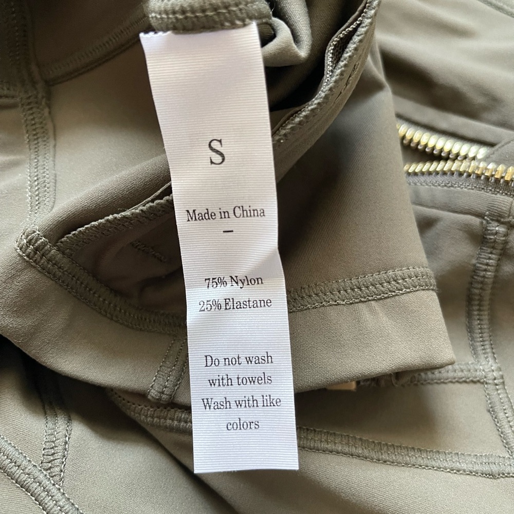 SUUKSESS Cropped Zip Up Workout Jacket Green Size Small - Picture 4 of 4